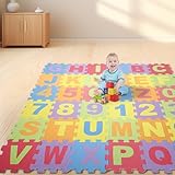 ♡⃕ 【Rangement confortable】 Le tapis en mousse est facile à stocker et peu encombrant. Il peut être utilisé comme couverture de plaisir, coussin d'assise, tapis d'éveil, etc. Empêche les enfants de se refroidir sur le sol pendant qu'ils jouent. Pour mieux protéger les enfants.