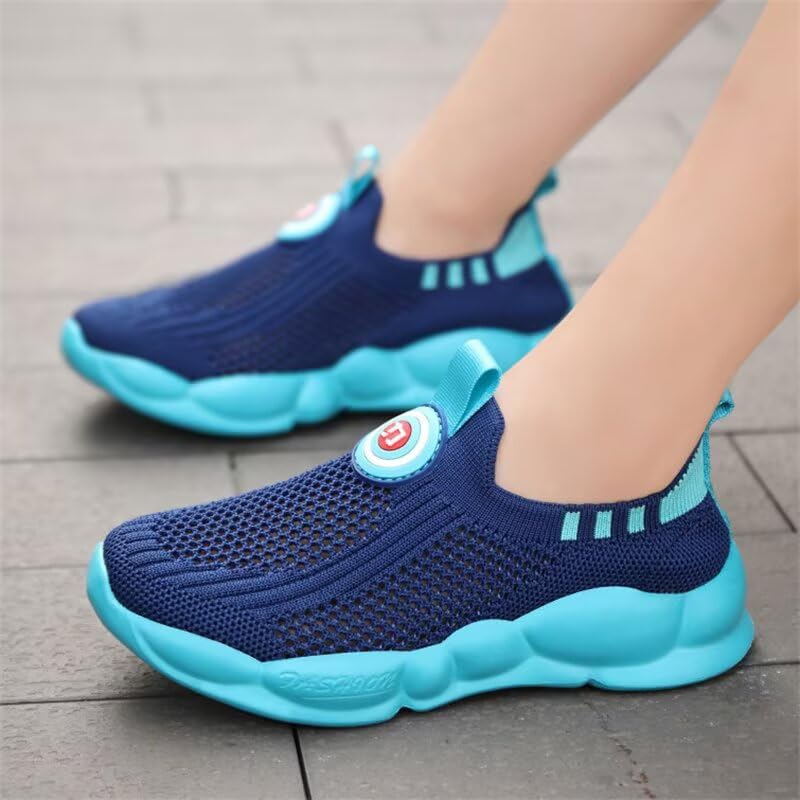 Kids Boy Lightweight Breathable Mesh Casual Sneakers for Outdoor Sport Running Walking Beach3