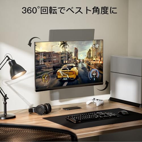 PERLESMITH テレビ壁掛け金具 10~32インチ対応 アーム式 耐荷重20kg 多角度調整 360°回転対応 VESA 100×100mm