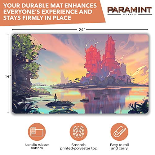 Spirited Away, Chihiro (Stitched) - Anime Fantasy Playmat - Compatible For Magic The Gathering Playmat - Play Mtg, Yugioh, Tcg - Original Play Mat Art Designs & Accessories #TOP1