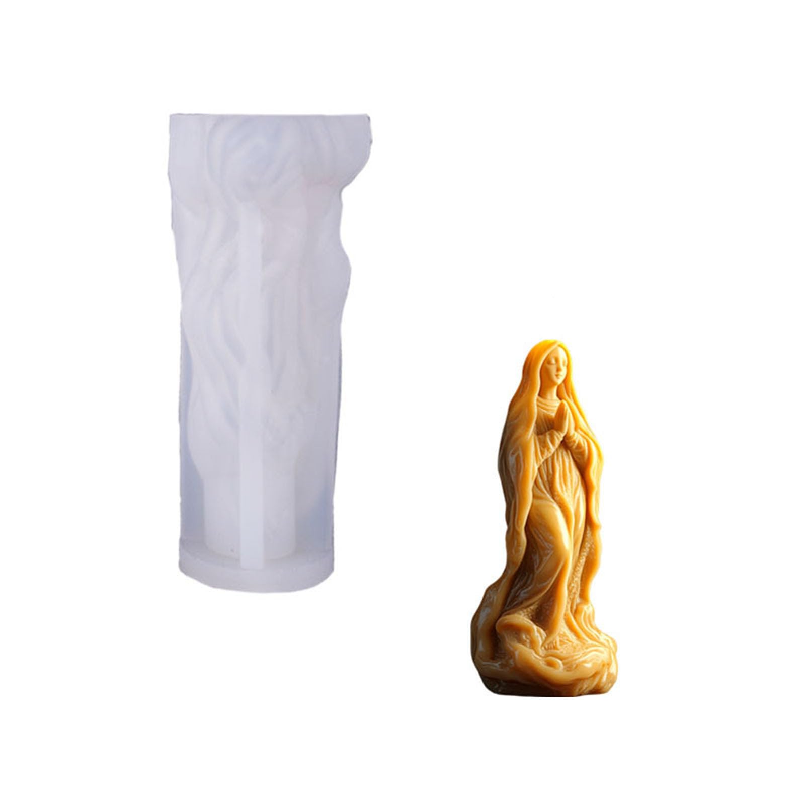 Oxxggkao Graceful Spiritual Shape Silicone Form Strong Enduring Substance Perfect for Items and Projects Multi Use Silicone Mold