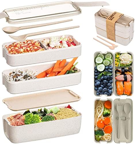 Lunch Box Bento Box (UK Company) Food Containers 4 Compartments