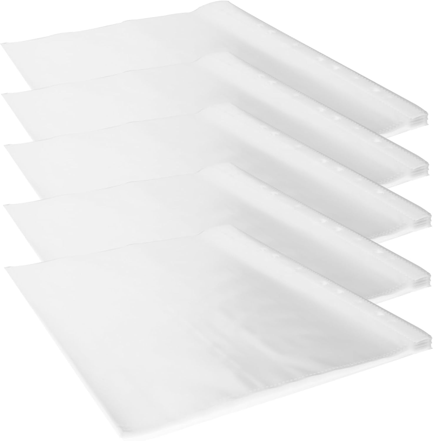 Toddmomy Running Bib Bags 100pcs PVC Race Number Bib Holders Easy to Read Durable