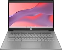 HP 2023 Chromebook 14 Laptop: Intel Celeron N4120, 4GB RAM, 64GB eMMC, 14" HD Display, Chrome OS - Budget Everyday Essential