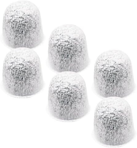 Nispira 6-Packs Coffee Maker Charcoal Water Filter Replacement Compatible with Hamilton Beach Coffeemaker BrewStation & Stay or Go (80674) - HOLDER NOT INCLUDED
