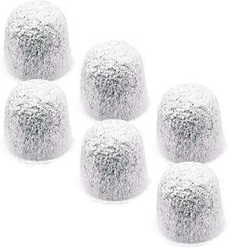 Nispira 6-Packs Coffee Maker Charcoal Water Filter Replacement Compatible with Hamilton Beach Coffeemaker BrewStation & Stay or Go 80674 - HOLDER NOT INCLUDED