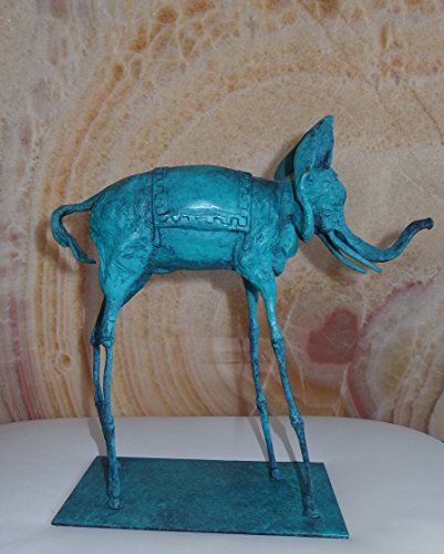 Ka Design Fine Pure Bronze Surrealism Sculpture, Elephant, Salvador Dali #TOP4