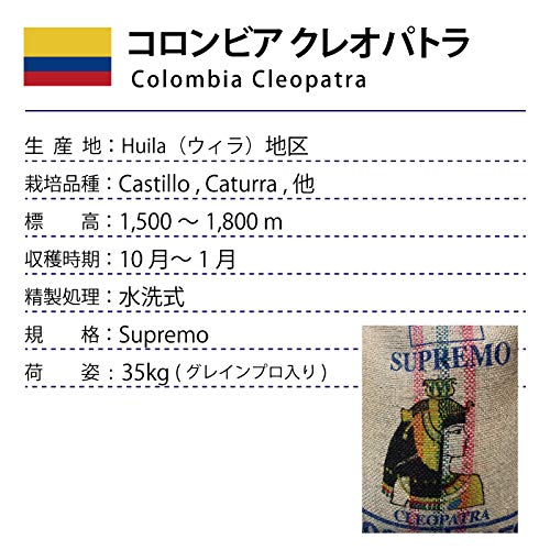 matsuyacoffee コロンビア クレオパトラ 1kg