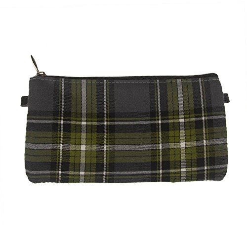 Sac d'embrayage Concetta Gris à Carreaux Vert, pochette idéale pour vos soirées