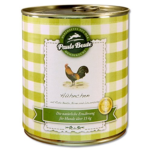 Produktbild von Pauls Beute Hunde Nassfutter Hühnchen - 800 g