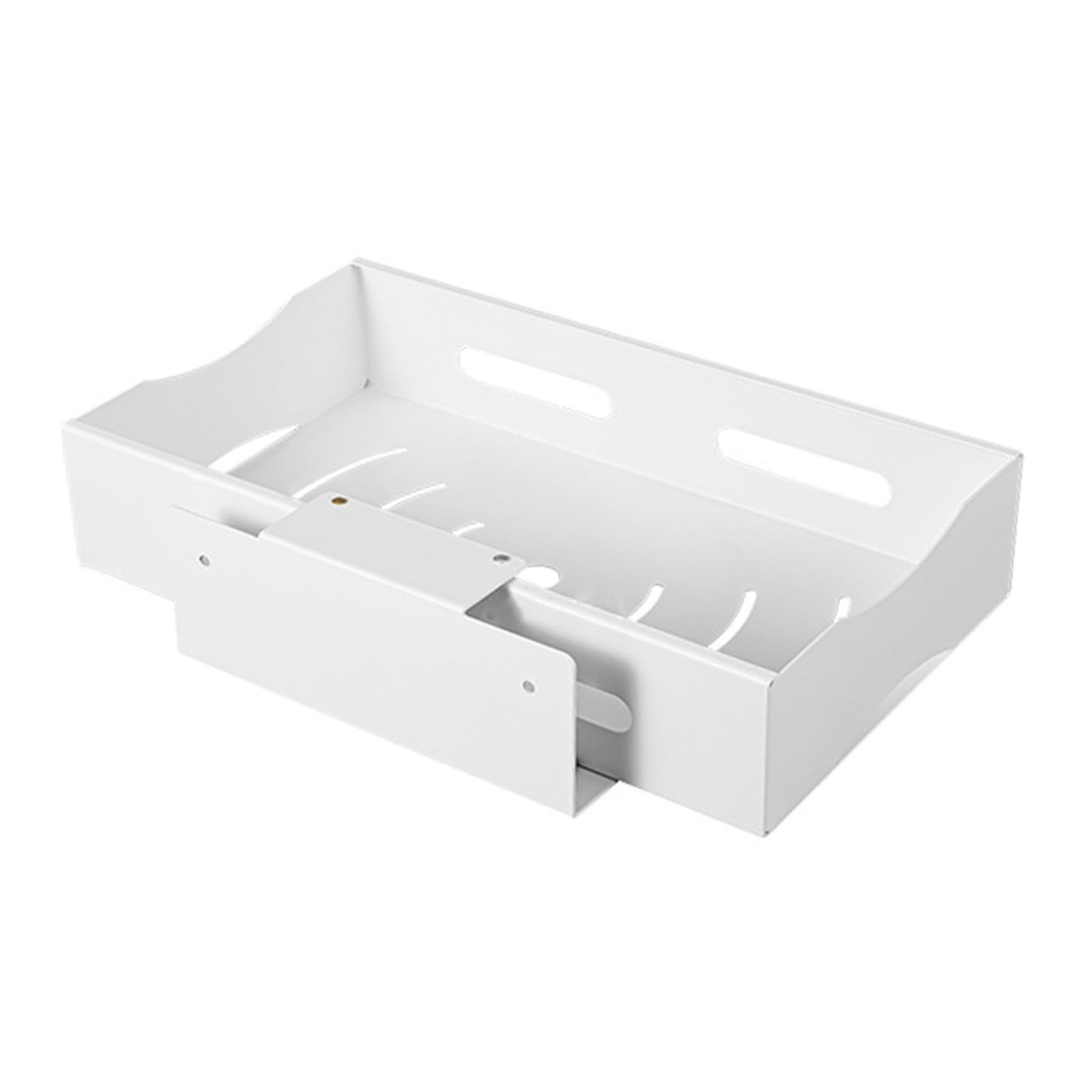 Alipis Scaffale Portaoggetti in Acciaio Inossidabile - Cassetto Scorrevole per Cucina Organizer Espandibile per Mobiletto Sottolavello Facile da Usare