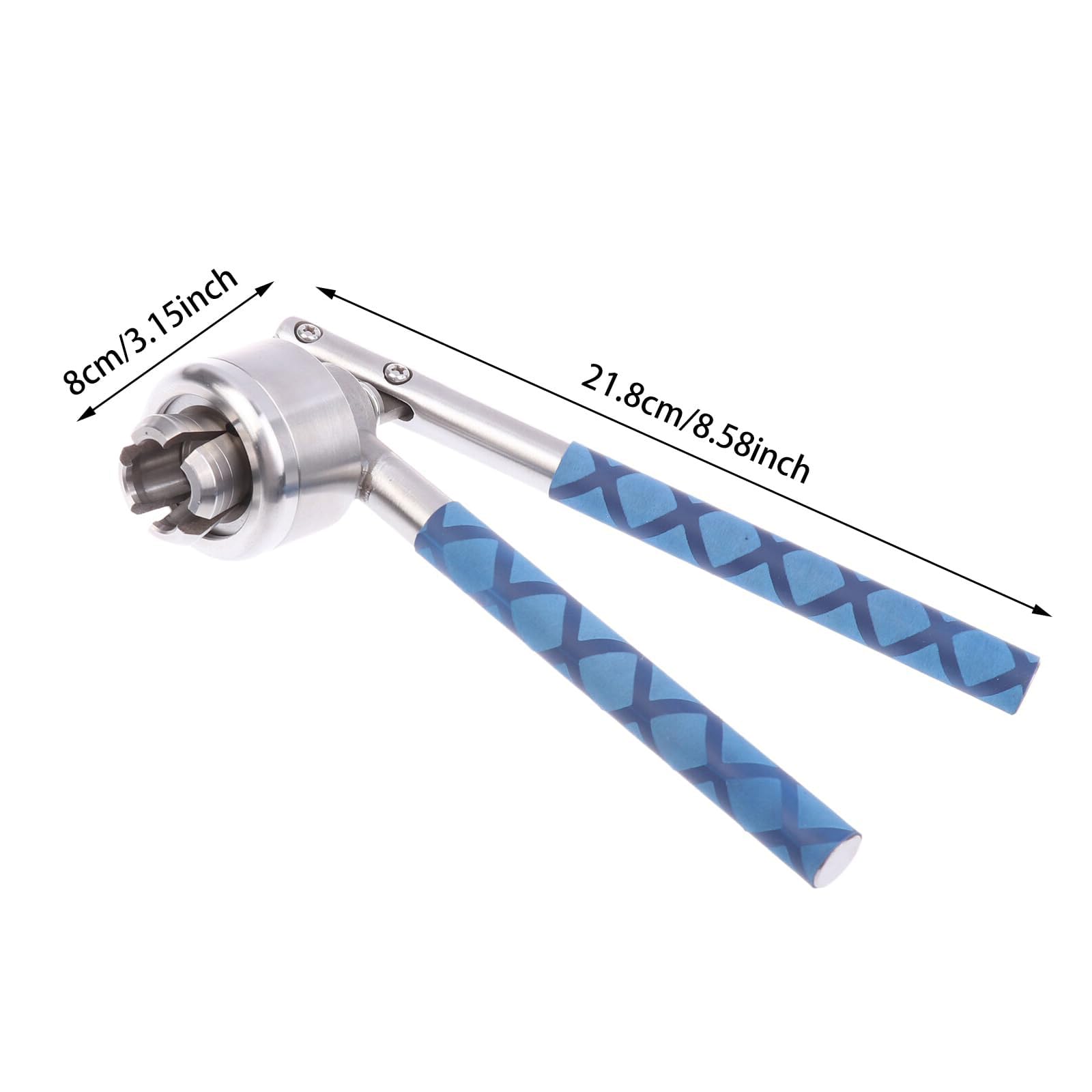 Crimpatrice manuale per fiale, crimpatrice per flaconi spray per profumi con impugnatura antiscivolo, sigillatrice per flaconi da 13mm, 15mm, 18mm e 20mm, per profumieri fai da te e piccole imprese(20
