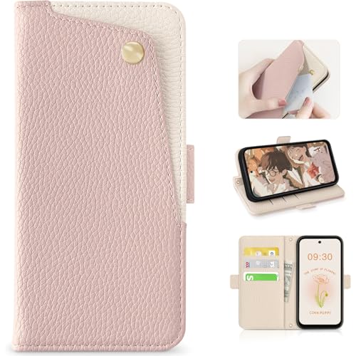CASSYOOK for oppo a3 5g �P�[�X �蒠�^ �\�ʃ|�P�b�g�֗� oppo a3 5g�P�[�X oppoa3�J�o�[ �S�ʕی� �J�[�h���[ ���u���X�^���h�@�\ ����PU���U�[ ������� �㎿�Ȏ�G�� �C�菝�h�~(���C�g�s���N)