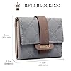 MUIIKOLA Geldbörse Damen RFID Blocking Portemonnaie Damen Veganes Leder Klein Damen Geldbeutel mit 5 Kartenfächern und 1 ID Fenster #4