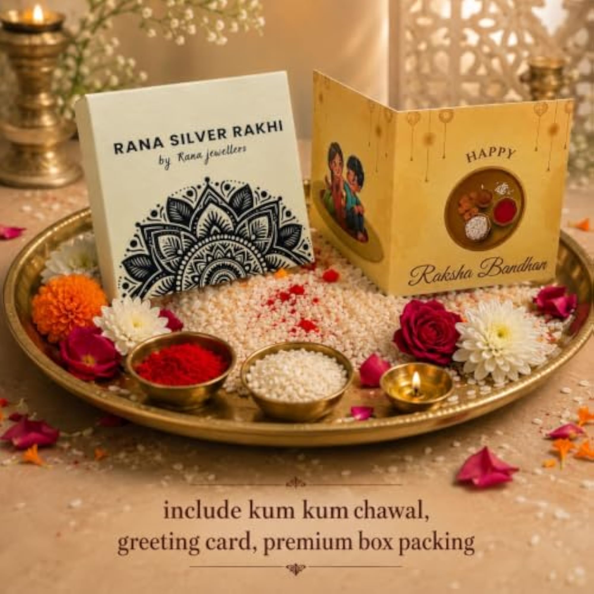 Om Design Raksha Bandhan Gift Set for Bhai