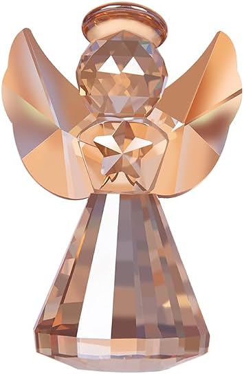 LONGWIN Crystal Angel Figurine عيد الميلاد الزخرفية الزخارف أفكار الهدايا القابلة للتحصيل