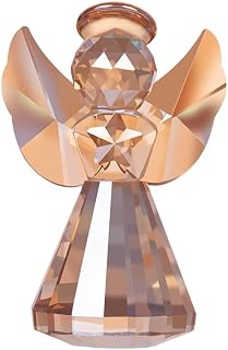LONGWIN Crystal Angel Figurine Christmas Decorative Glass Ornaments Collecible Gift Idea