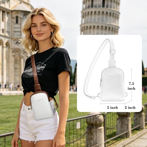 Image of INICAT Lightweight Small Crossbody Sling Bag for Women | Mini Travel Purse,Multi-pocket with Card Slots,Durable Vegan Leather,Everyday Carry
