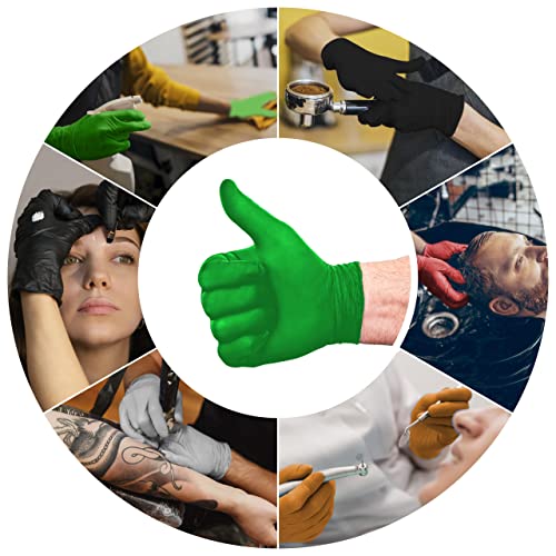 Image of L3 Level 3 Nitrile Gloves - Professional Heavy Duty Disposable Gloves - Latex Free - Fits Snug - Box of 100
