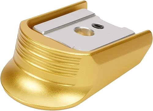 Miniatura 3 de NDZ Performance Placa base de cargador de extensión de dedos para SIG P365X P365 XL de 0.354in, aluminio anodizado grabado láser en oro, elige el