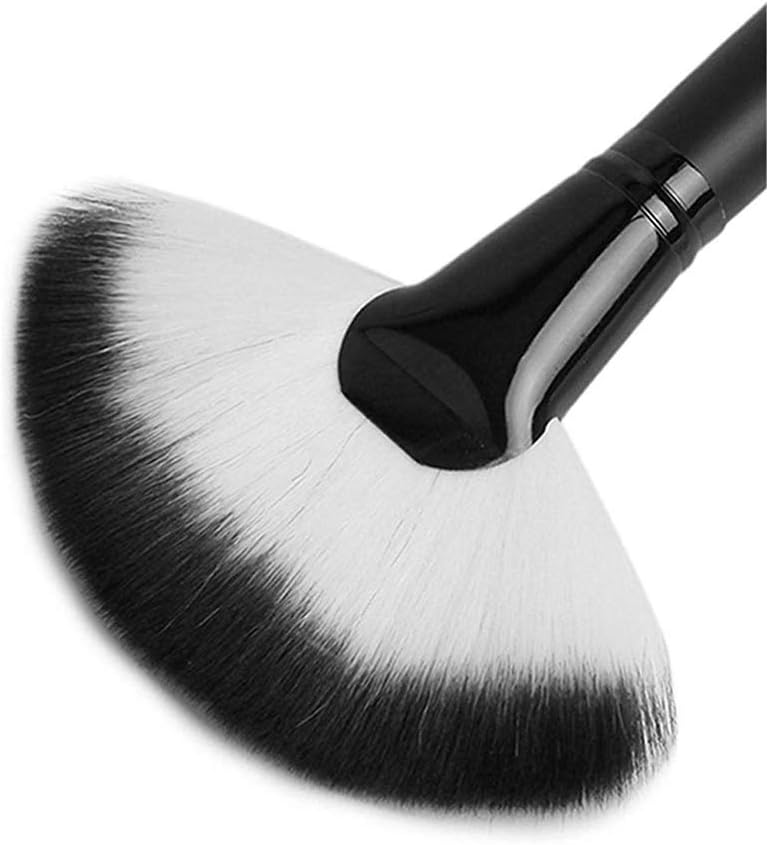 PULABO Simple and Sophisticated DesignLarge Fan Shape Powder Makeup Brush Foundation Powder Blush Contour Brush Multifunction Cosmetic Brushes Superiorâ€‚Quality and Creative : Beauty & Personal Care