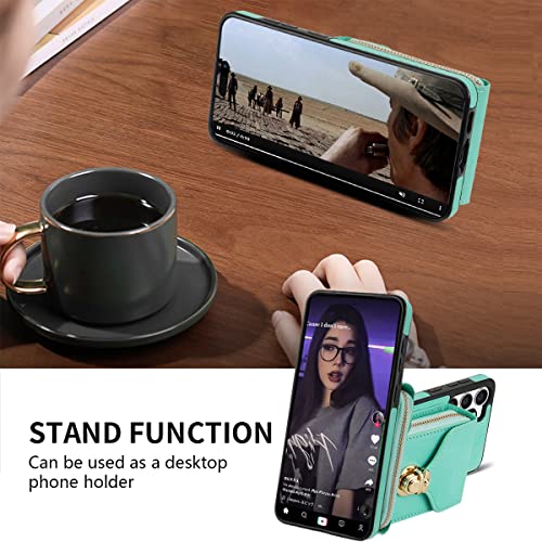 Coque iPhone 16e portefeuille avec protection caméra et support vidéo chic - 4