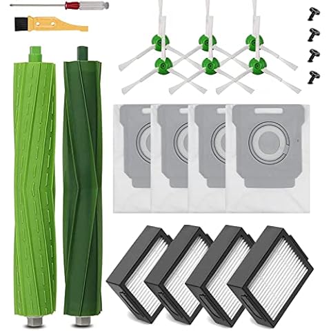 Replacement Parts for iRobot Roomba i7 i7+ i3 i3+ i4 i4+ i6 i6+ i8 i8+ j7 j7+/Plus E5 E6 E7 Vacuum Cleaner(16pack) Cover