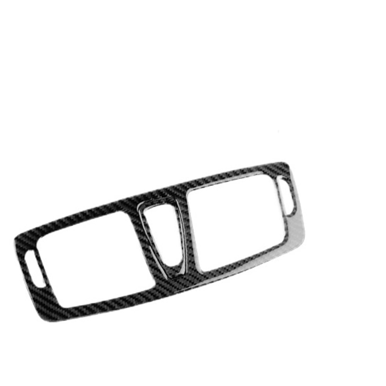 for Megane for RS 2009-2015 LHD RHD Car Center Console Air Outlet Sticker Interior Accessories Universal Interior Accessories(Black-Carbon)