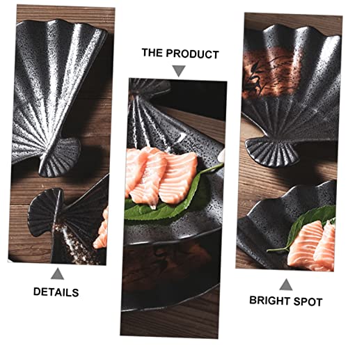 Cabilock 1 Peça De Prato De Sushi Pratos De Aperitivo Bandeja Retangular De Cerâmica Pratos De Doces
