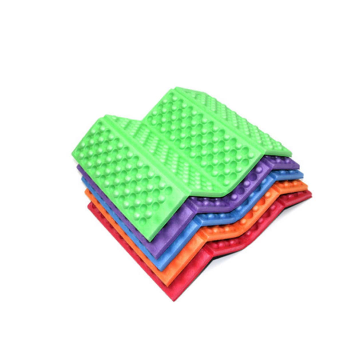 Yardwe 3pcs Foldable Camping Mat Portable Xpe Cushion for Outdoor Activities Lightweight Seat Pad for Picnics and Hiking Convenient and Easy to Carry Green