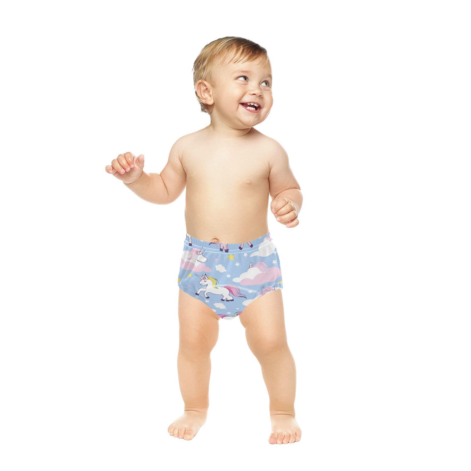 Coikll Cute Horses Toddler Training Underwear Waterproof Baby Pee Pants -2T