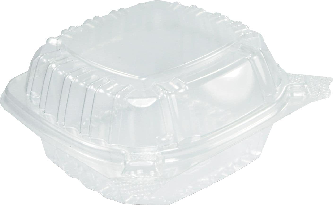 DCCC53PST1 - Dart Clearseal Hinged Clear Containers, 13 4/5 Oz, Clear, Plastic, 5.4 X 5.3 X 2.6