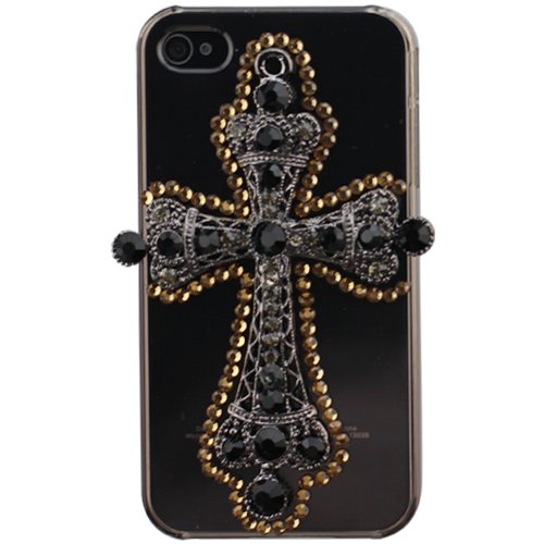 Nex1 NEX IP4PC3AD229 3D Crystal Dazzle Case for iPhone 4/4S-1 Pack - Reatil Packing - Design