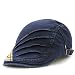 Produktbild Emorias Baseball Cap aus Robustem Baumwollcanvas Fashion Vintage Freizeit Kappe Jeans Sonnenhut Schirmmütze Cap Einstellbar Mutiple Farben Hut für Draussen Sport und Reisen