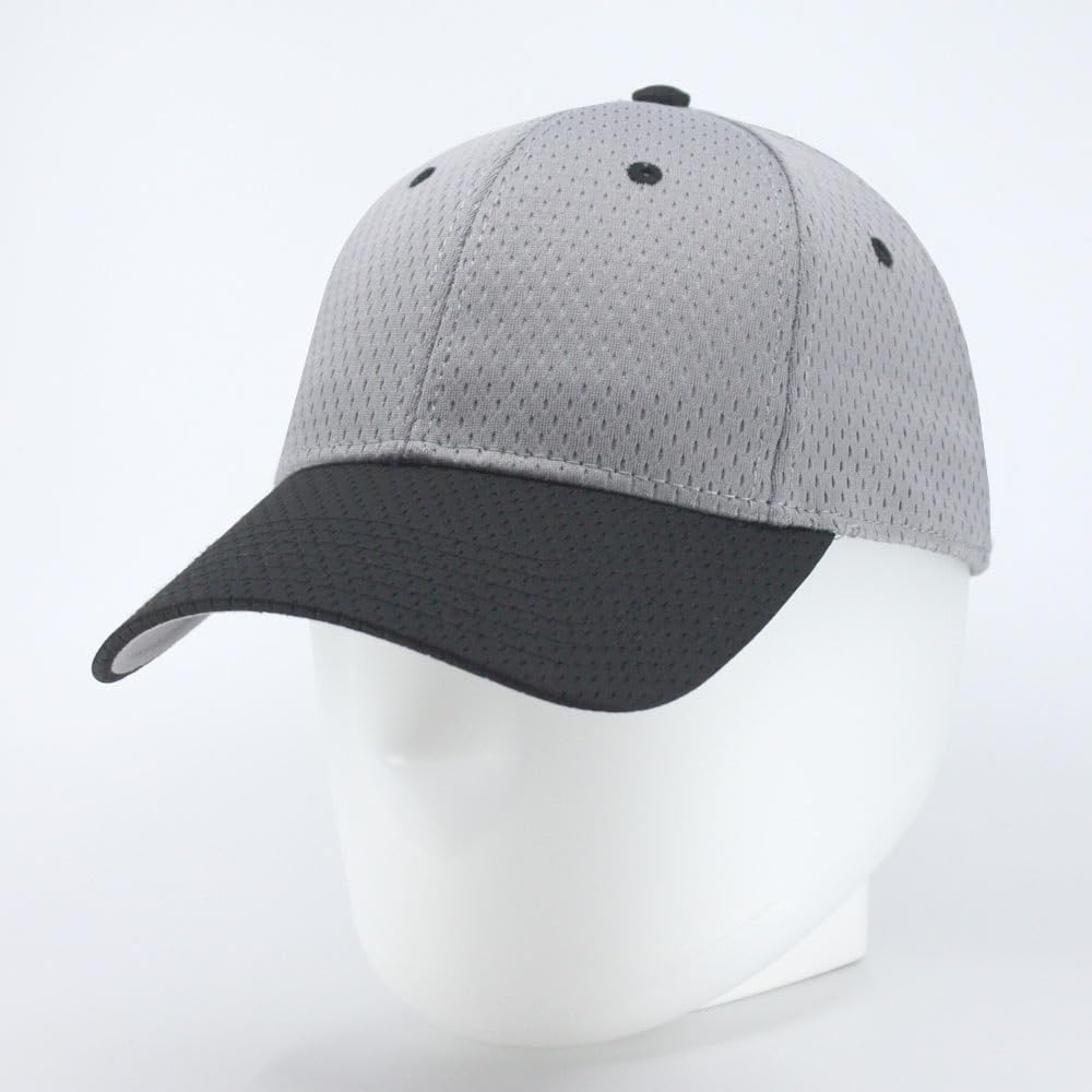 Plain Pro Cool Mesh Low Profile Structured Adjustable Baseball Cap - Image 2