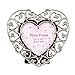 Multifit Modern Metal Antique Pewter Desktop Photo Frames Baroque Style Antiquated Frame(Heart)