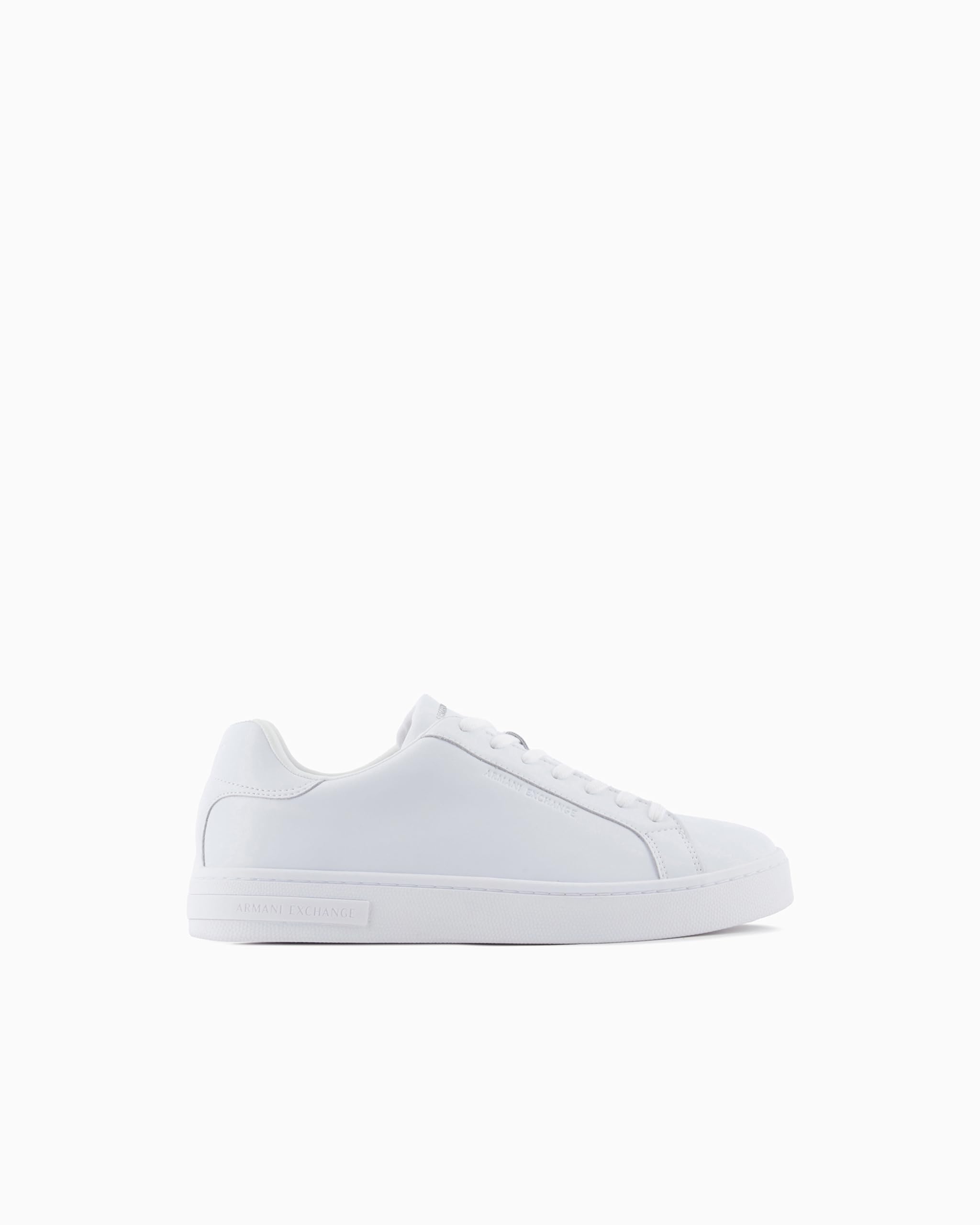 Armani Exchange Men's London Trainers, White, 9.5 UK