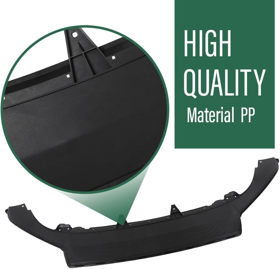 LQI Front Air Dam Deflector Lower Valance Replacement Compatible with Volkswagen Jetta 2015-2018 5C6805903J9B9, VW1093128 Textured Black