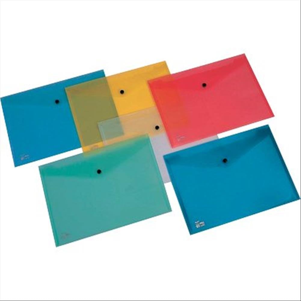 Acco King Mec 00111355 5 A Pressure Clear Folder – Assorted Colours