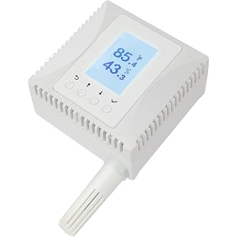 SNMP Temperature Sensor and Humidity Sensor with PoE - Network Monitor for Server Room & IoT Supports MQTT BACnet Modbus TCP SSL/TLS AWS Azure Cloud