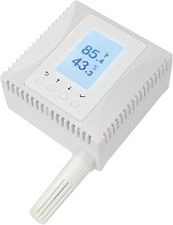SNMP Temperatursensor und Feuchtigkeitssensor mit PoE - Netzwerk-Monitor für Serverraum & IoT, unterstützt MQTT, BACnet, Modbus TCP, SSL/TLS, AWS Azure Cloud