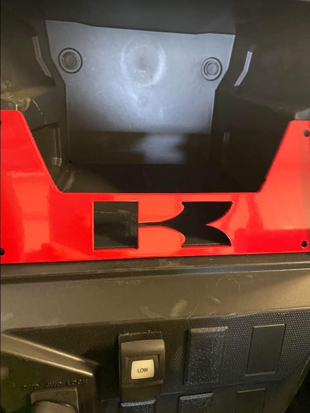 Miniatura 2 de Compatible with Kawasaki KRX 1000 Cubby Dash Plate - Red