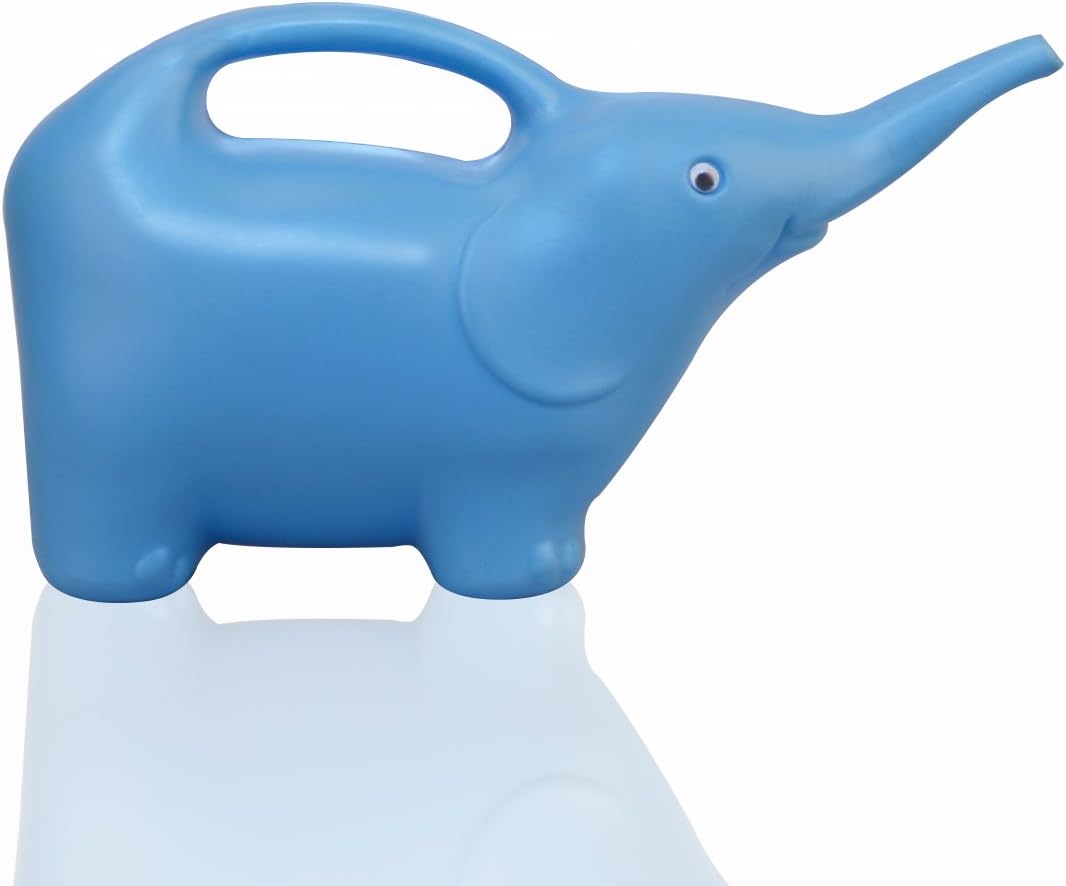 Utavu Garden Watering Can Elephant Kids Children Toy Plastic Blue (#3)