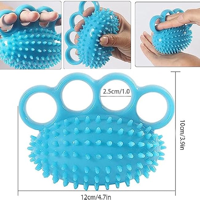 Hand Therapy Ball - Squeeze Balls for Grip Strengthening, Stress Relief, Yoga & Musicians