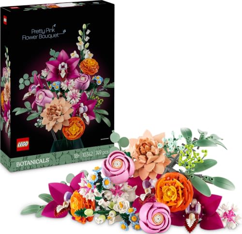 LEGO Botanicals Bouquet di fiori rosa 10342