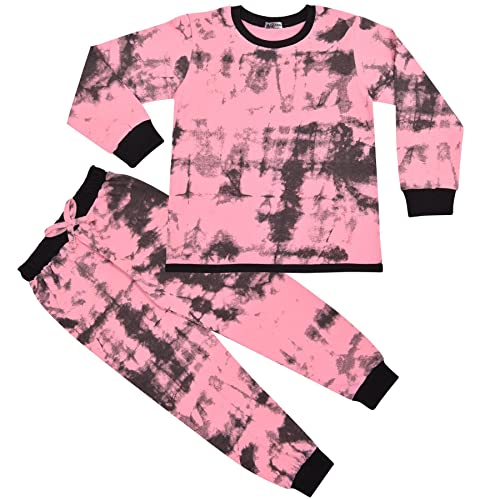 Pyjama tie dye rose bébé idéal pour les soirées cocooning en famille