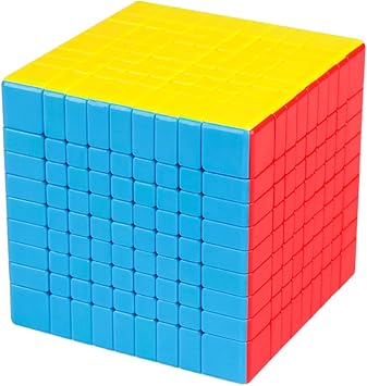 Oostifun FunnyGoo MoYu Cubing Classroom Mofang jiaoshi Meilong 9 9 x 9 Nine Layers Magic Puzzles Cube MFJS 9 x 9 x 9 Cube (Multicoloured Stickerless)