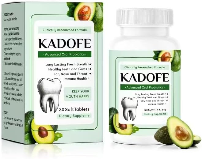 Probióticos orales para dientes y encías y aliento fresco, restauración de encías y tratamiento del mal aliento para adultos 3.5 mil millones de