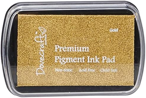 Dovecraft Essentials Premium Non Toxic Pigment Ink Pad, Jet Black