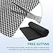 Sodcay Pack-1 Car Trunk Anti-Slip Mat, 3.93 Ft x 3.28 Ft Multi-Function Flexible Cuttable Roof Table Protector, Waterproof Anti-Scratch Foldable Vehicle Cargo Net Mat, Universal for Cars Home (Black)
